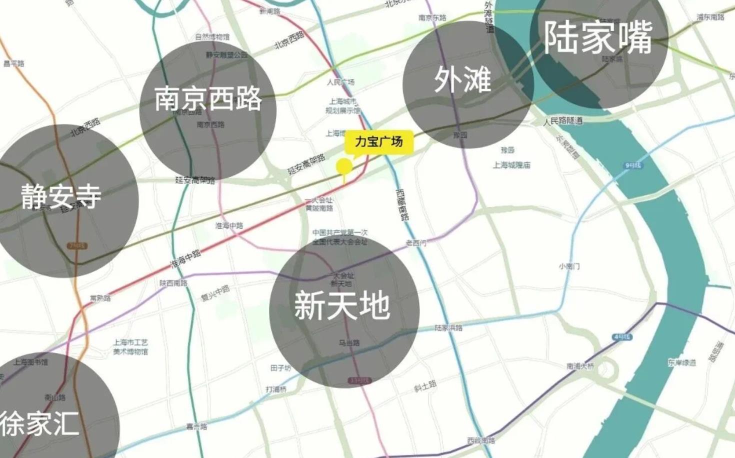 力宝广场交通区位图